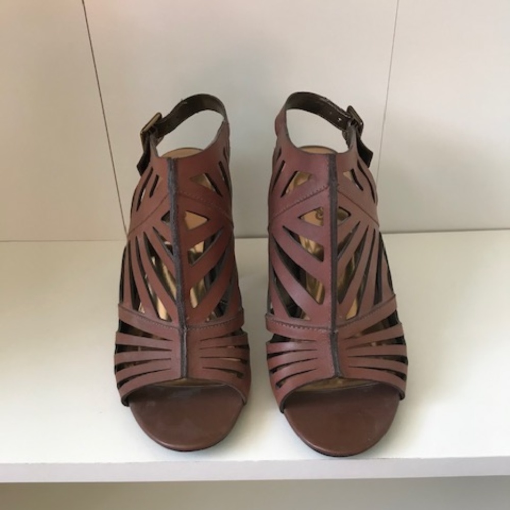 brown sandals